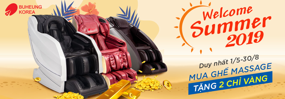mua ghế massage nhận ngay 2 chỉ vàng