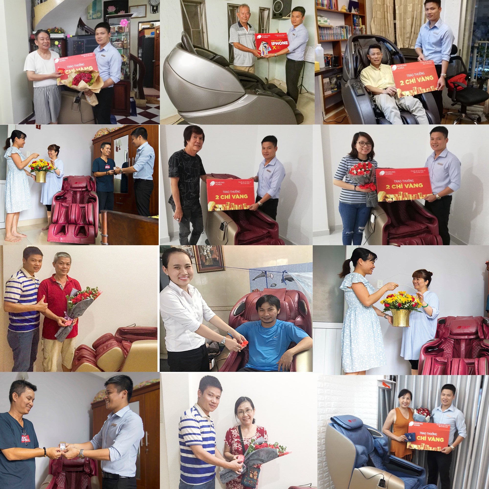 Ghế massage Buheung MK-5000 : Khách hàng tháng 9 5