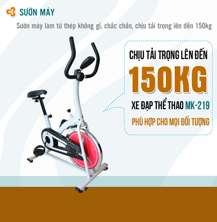 Xe đạp tập thể thao Buheung Korea MK-219 (Tặng bộ dao 5 món/USB 8G) 77