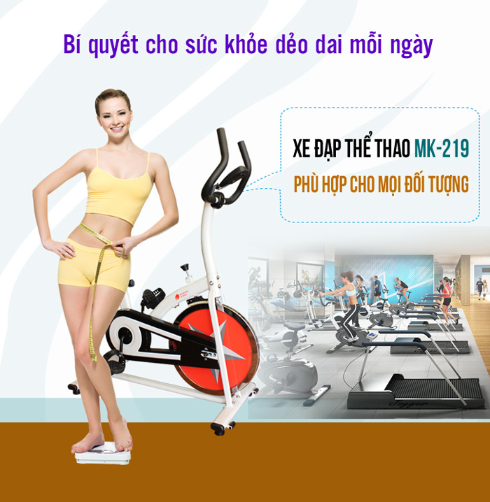 Xe đạp tập thể thao Buheung Korea MK-219 (Tặng bộ dao 5 món/USB 8G) 76