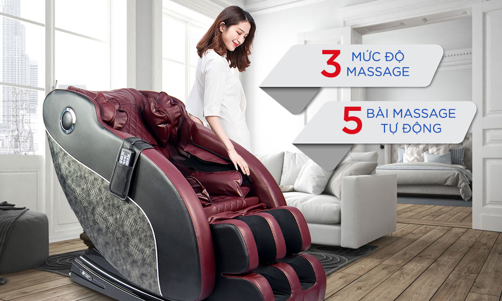 lợi ích ghế massage mang lại rất nhiều cho người sử dụng