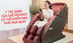 7 tác dụng của ghế massage có thể khiến bạn phải mua ngay 1