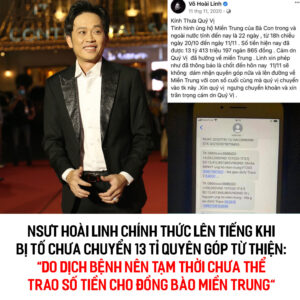 NS Hoài Linh chính thức lên tiếng vụ 14 tỉ mất tăm 7