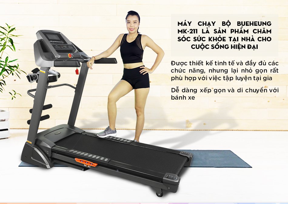 Máy Chạy Bộ Buheung MK-211 New 6 máy chạy bộ tại nhà