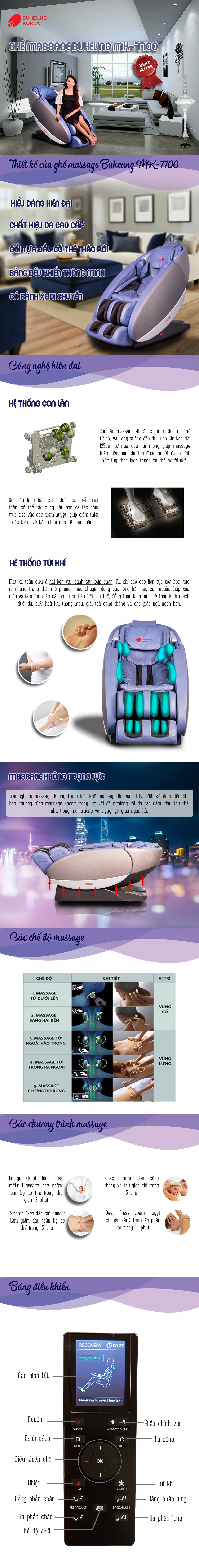 Ghế Massage 4D UFO Space MK-7700 10