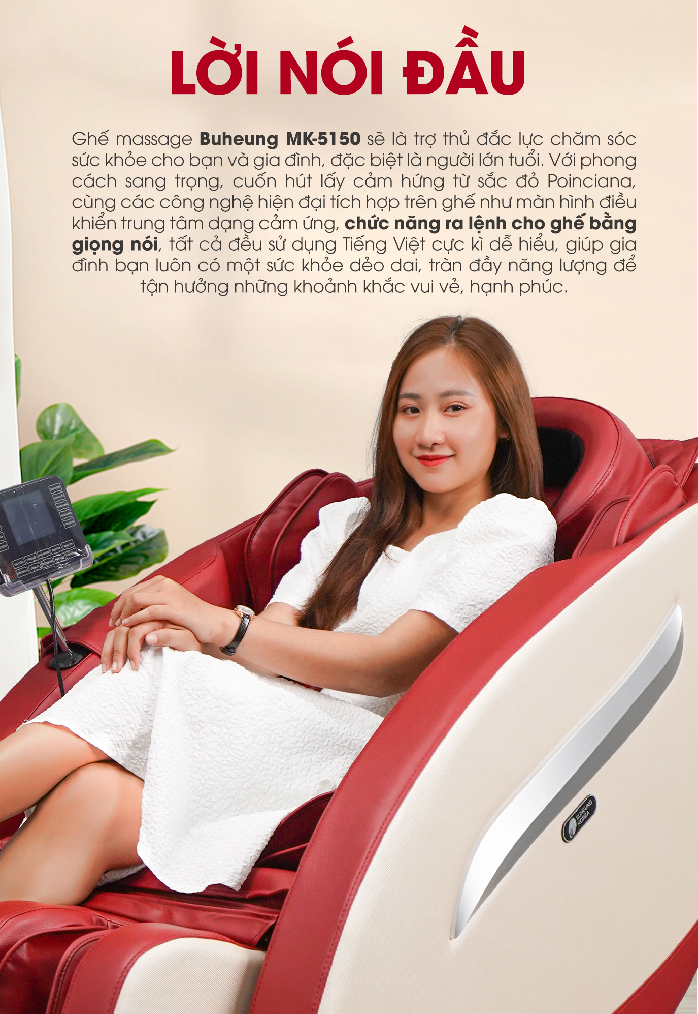 Ghế Massage Buheung MK-5150 205