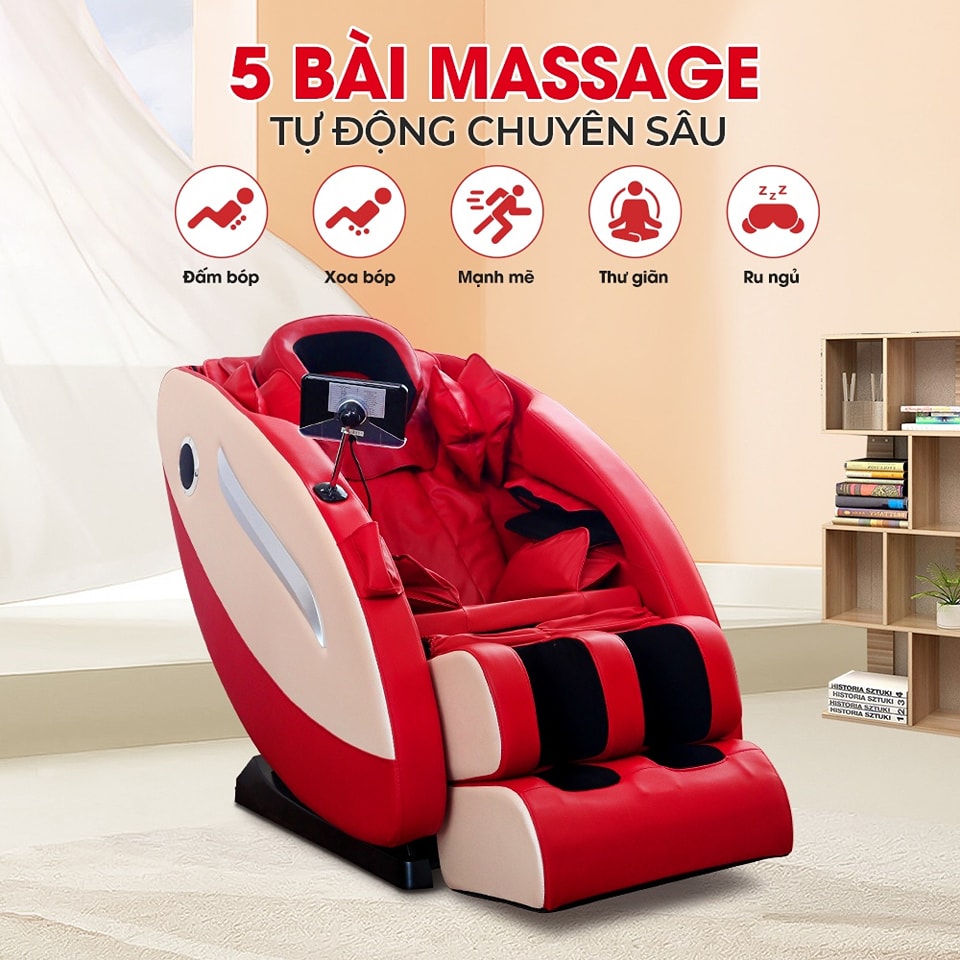 Top 9 Ghế Massage Giá Rẻ Giảm Đau Lưng Tại Nhà Hiệu Quả 2