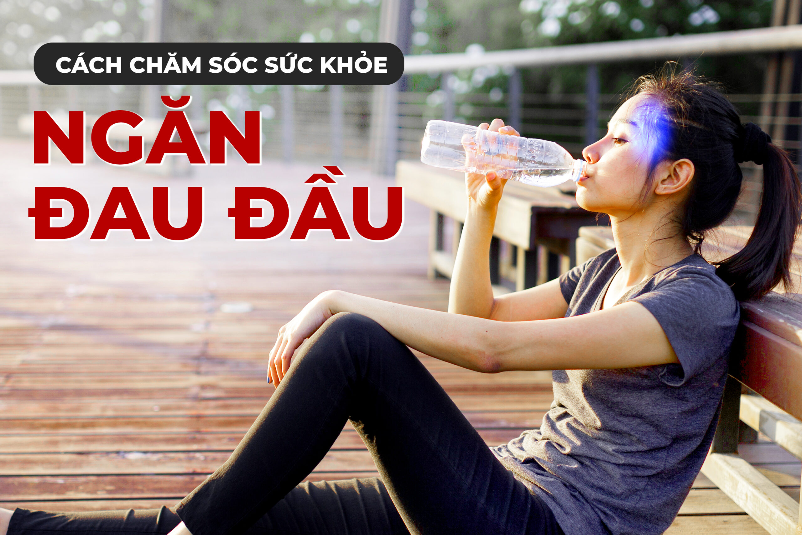 Minh họa cách chăm sóc sức khỏe để ngăn ngừa đau đầu