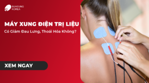 Minh họa máy xung điện có làm giảm đau lưng, thoái hóa không