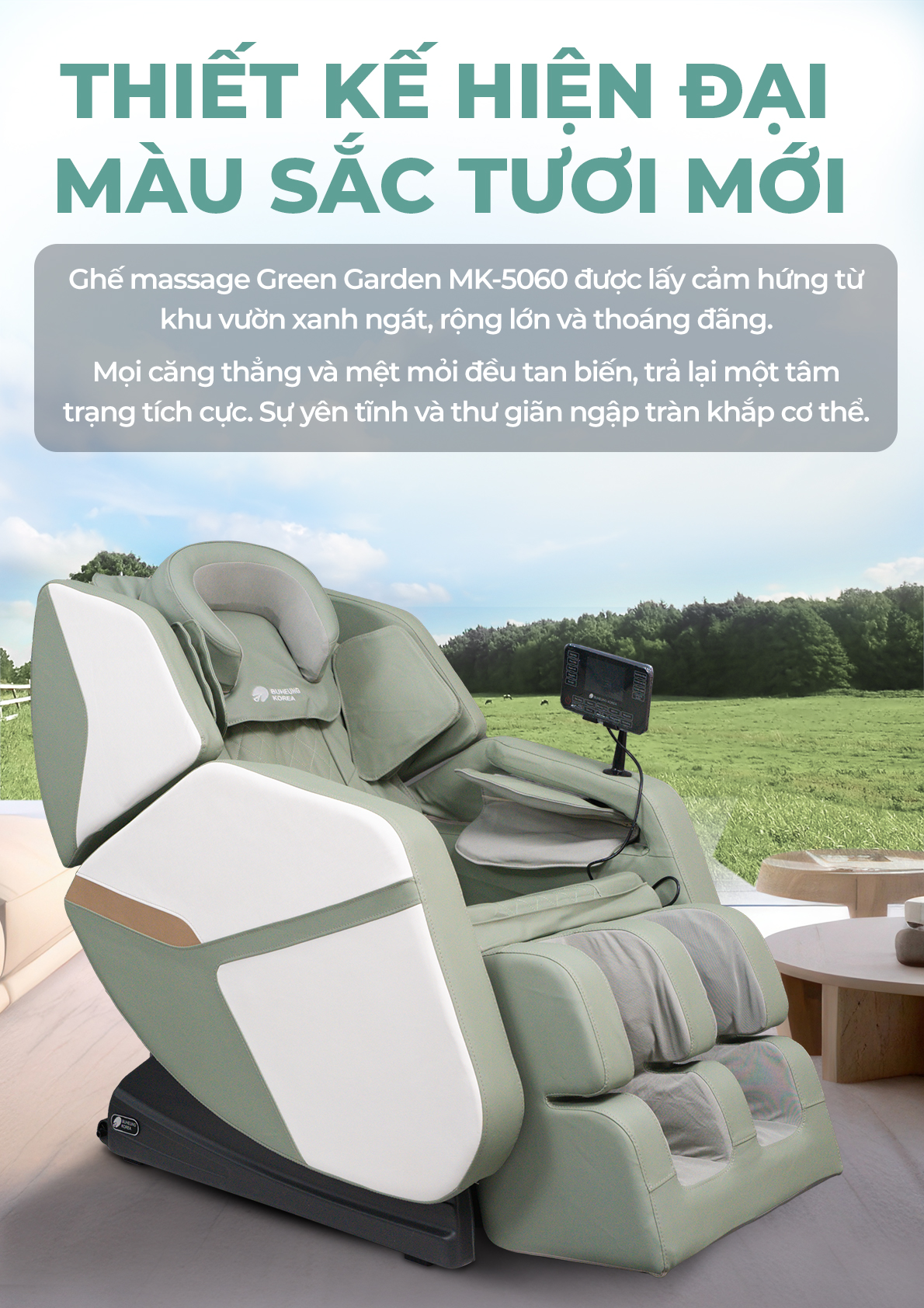 Ghế Massage BUHEUNG Green Garden MK-5060 118
