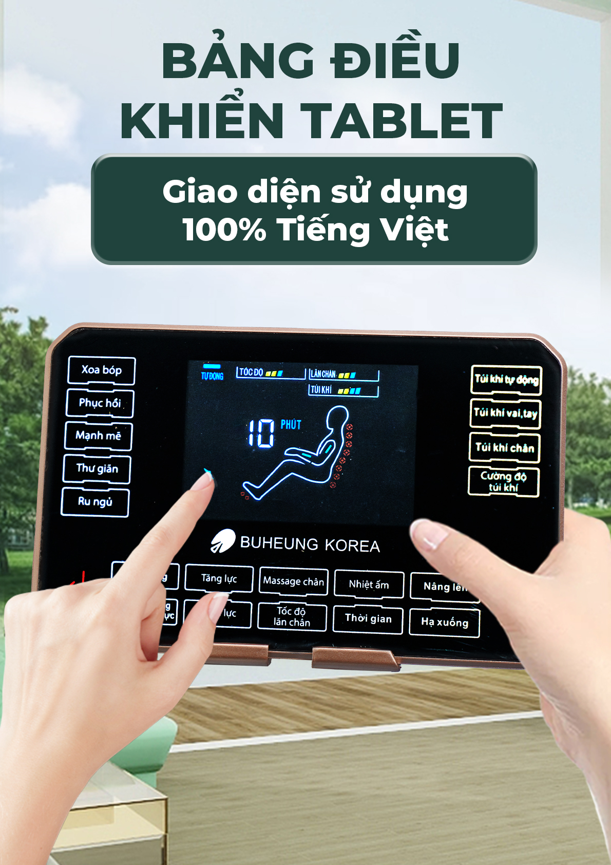 Ghế Massage BUHEUNG Green Garden MK-5060 121
