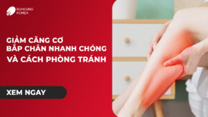 Minh họa tình trạng căng cơ bắp chân