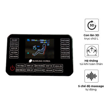 Ghế Massage BUHEUNG Black Forest MK-5170 2 Ghế Massage BUHEUNG Black Forest MK-5170 10