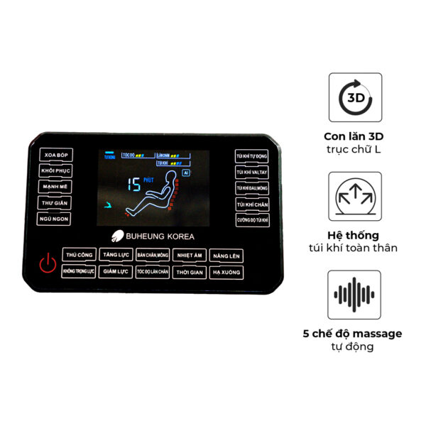 MK-5170-8 Ghế Massage BUHEUNG Black Forest MK-5170 3