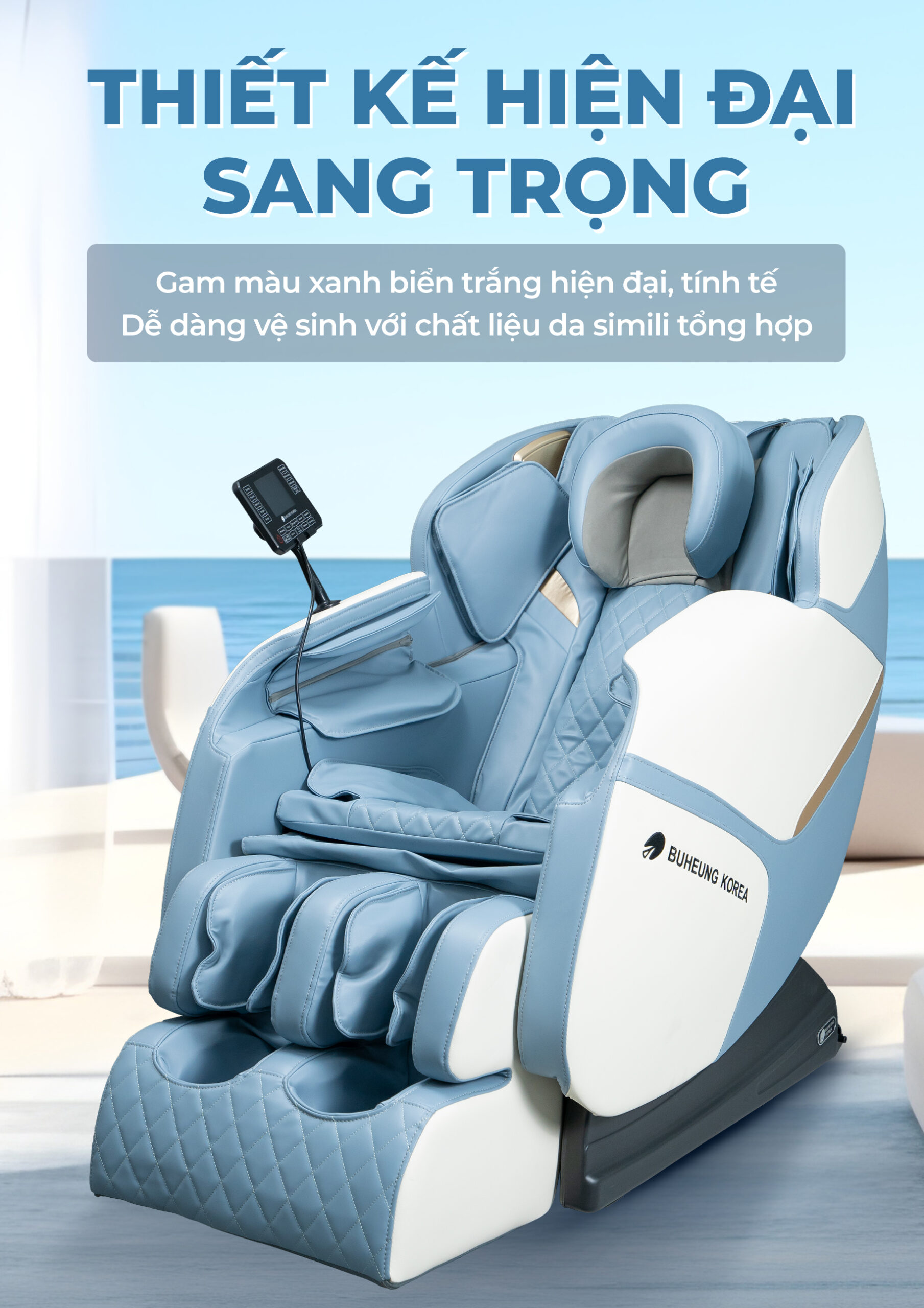 Ghế Massage Buheung Coastal Blue MK-5070 48