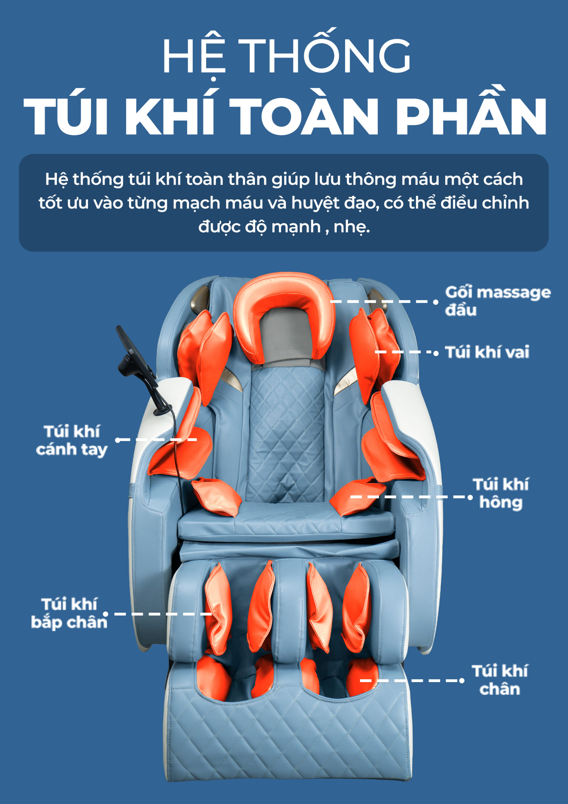 Ghế Massage Buheung Coastal Blue MK-5070 51
