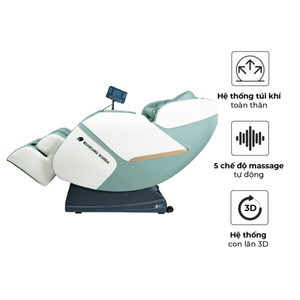 MK-5080-6 Ghế Massage Buheung Meadow Green MK-5080 7