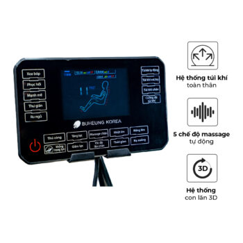 Ghế Massage Buheung Meadow Green MK-5080 7 Ghế Massage Buheung Meadow Green MK-5080 15