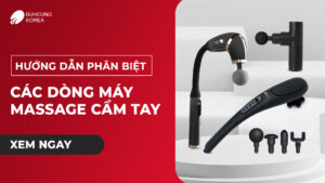 hướng dẫn cách phân biệt các dòng máy massage cầm tay