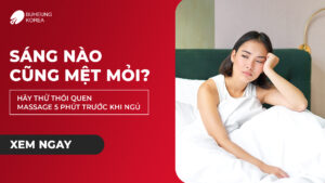 thói quen massage 5 phút trước khi ngủ