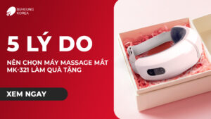 5 lý do bạn nên chọn máy massage mắt làm quà tặng