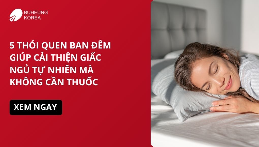 cải thiện giấc ngủ