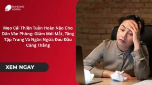 Mẹo Cải Thiện Tuần Hoàn Não Cho Dân Văn Phòng: Giảm Mỏi Mắt, Tăng Tập Trung Và Ngăn Ngừa Đau Đầu Căng Thẳng