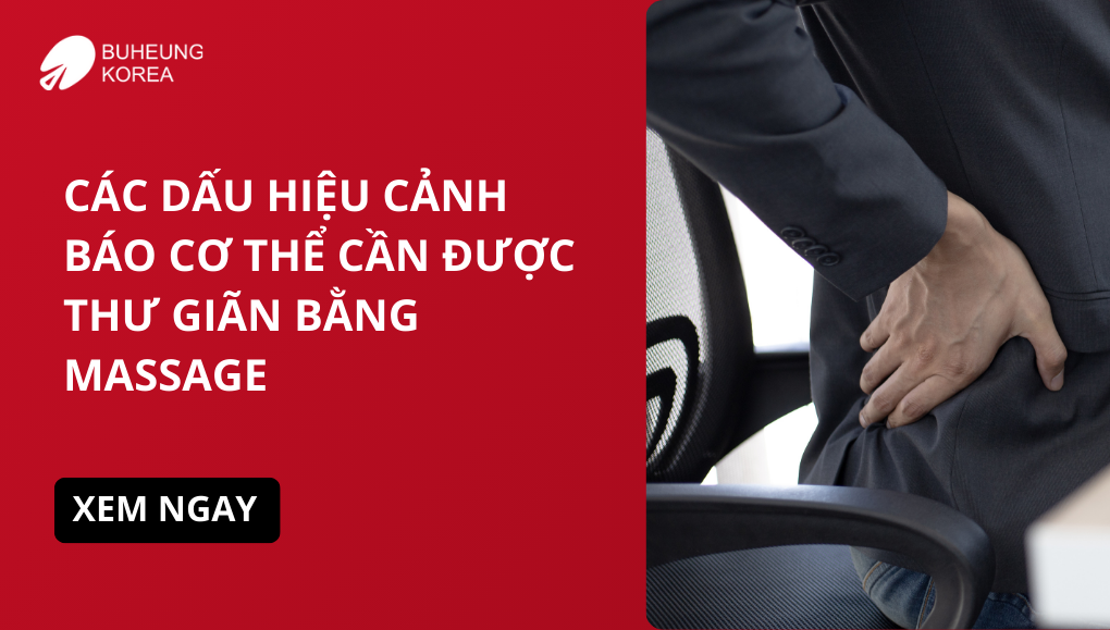 Các Dấu Hiệu Cảnh Báo Cơ Thể Cần Được Thư Giãn Bằng Massage 1 dấu hiệu cơ thể cần được massage