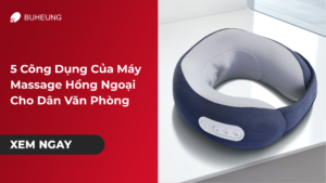 5 công dụng của máy massage có tia hồng ngoại