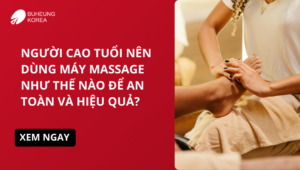 người cao tuổi nên massage như thế nào