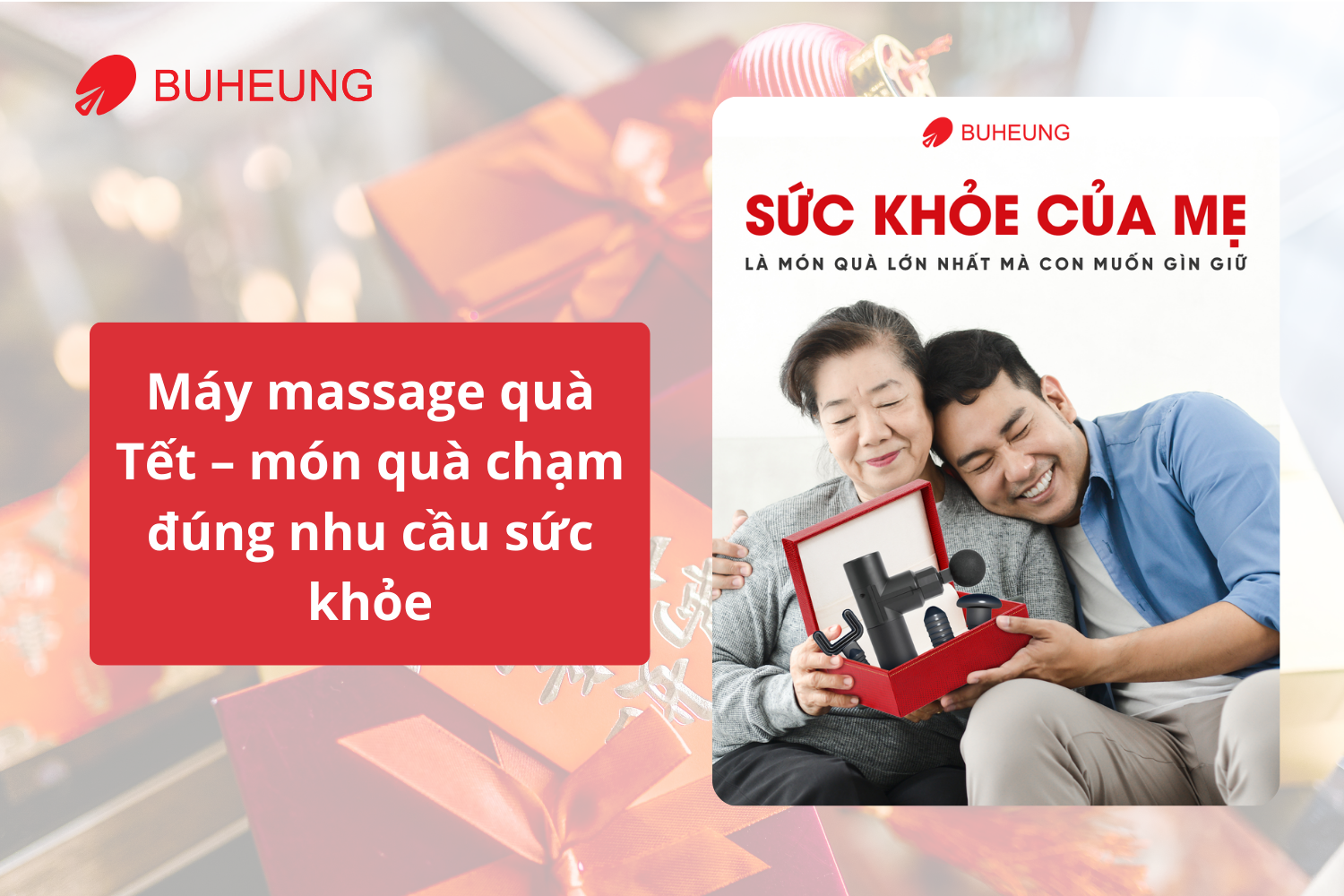 Thay Giỏ Quà Bánh Kẹo, Vì Sao Bây Giờ Lại Chọn Máy Massage Làm Quà Tết 2