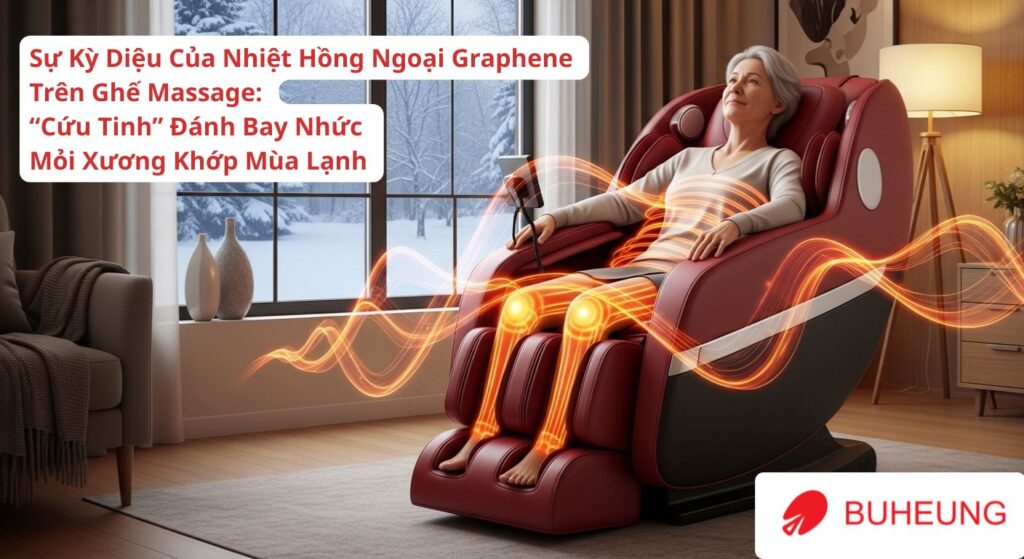 Sự Kỳ Diệu Của Nhiệt Hồng Ngoại Graphene Trên Ghế Massage: "Cứu Tinh" Đánh Bay Nhức Mỏi Xương Khớp Mùa Lạnh 1
