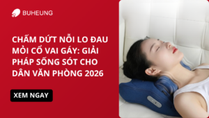 giảm đau mỏi cổ vai gáy cho dân văn phòng