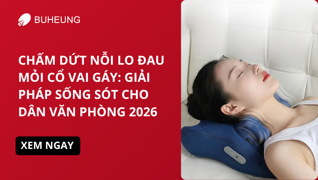 giảm đau mỏi cổ vai gáy cho dân văn phòng