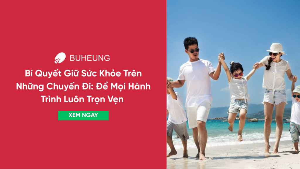 sức khỏe trên những chuyến đi
