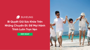 sức khỏe trên những chuyến đi
