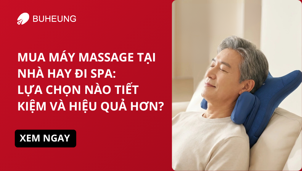 mua máy massage hay đi spa