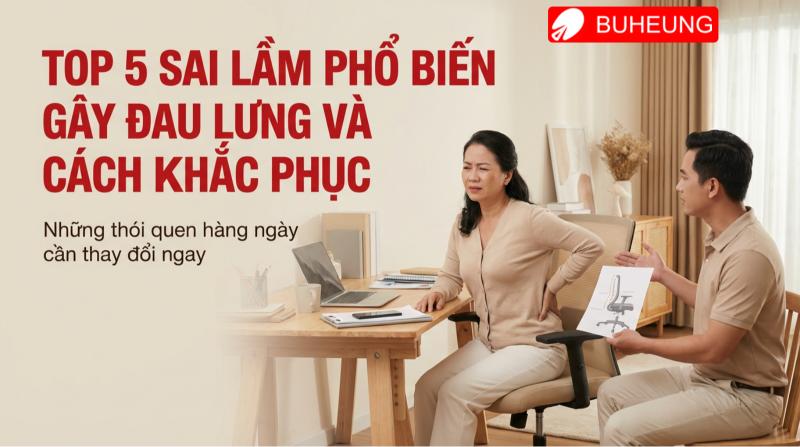 Top 5 sai lầm phổ biến gây đau lưng và cách khắc phục 2