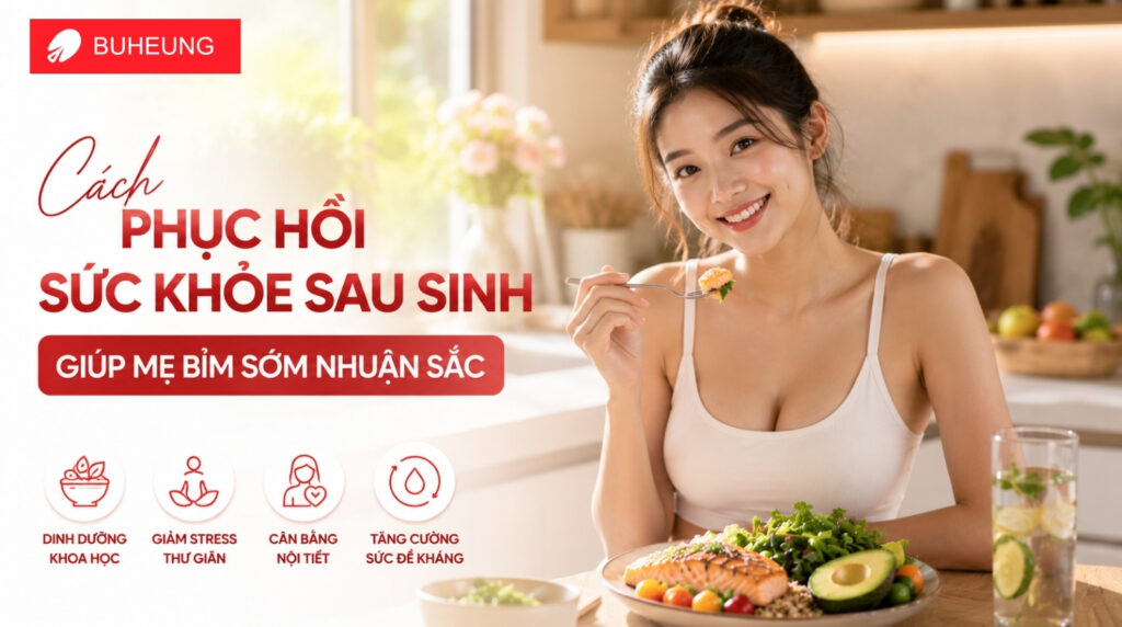 Cách phục hồi sức khỏe sau sinh giúp mẹ bỉm sớm nhuận sắc 1