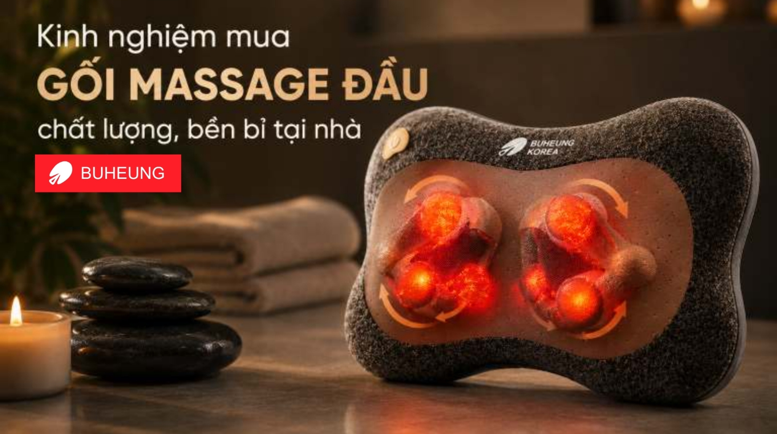 Top 3 gối massage đầu hiệu quả nhất cho người làm văn phòng 2