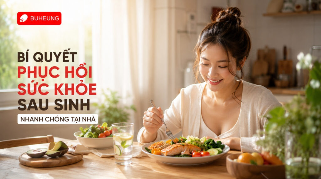 Bí quyết phục hồi sức khỏe sau sinh nhanh chóng tại nhà 1