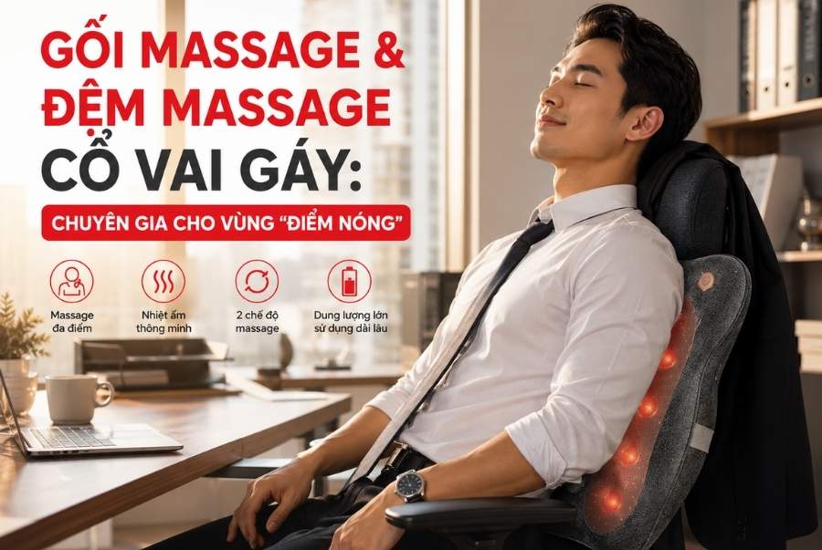 Massage tool cho dân văn phòng: Giải pháp thư giãn tại chỗ 3 Massage tool cho dân văn phòng: Giải pháp thư giãn tại chỗ 3