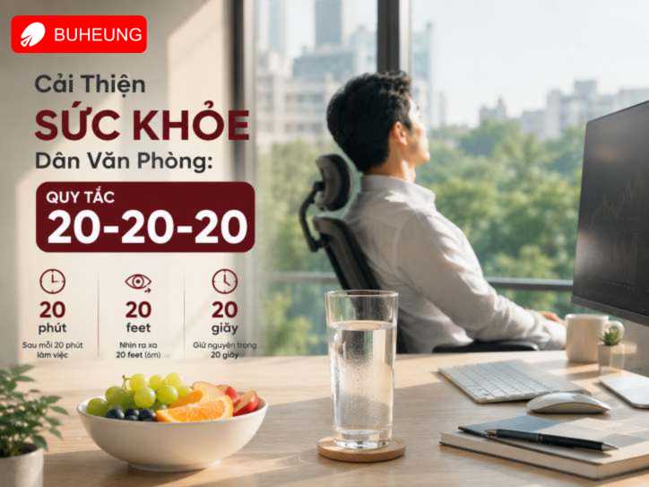 Mẹo Cải Thiện Sức Khỏe Dân Văn Phòng Giúp Tăng Năng Suất 3